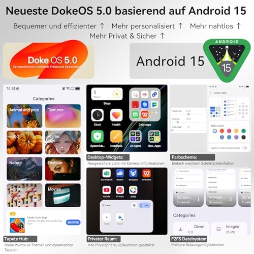Blackview Fort 2 Outdoor Handy Ohne Vertrag Android 15 256G – Bild 4