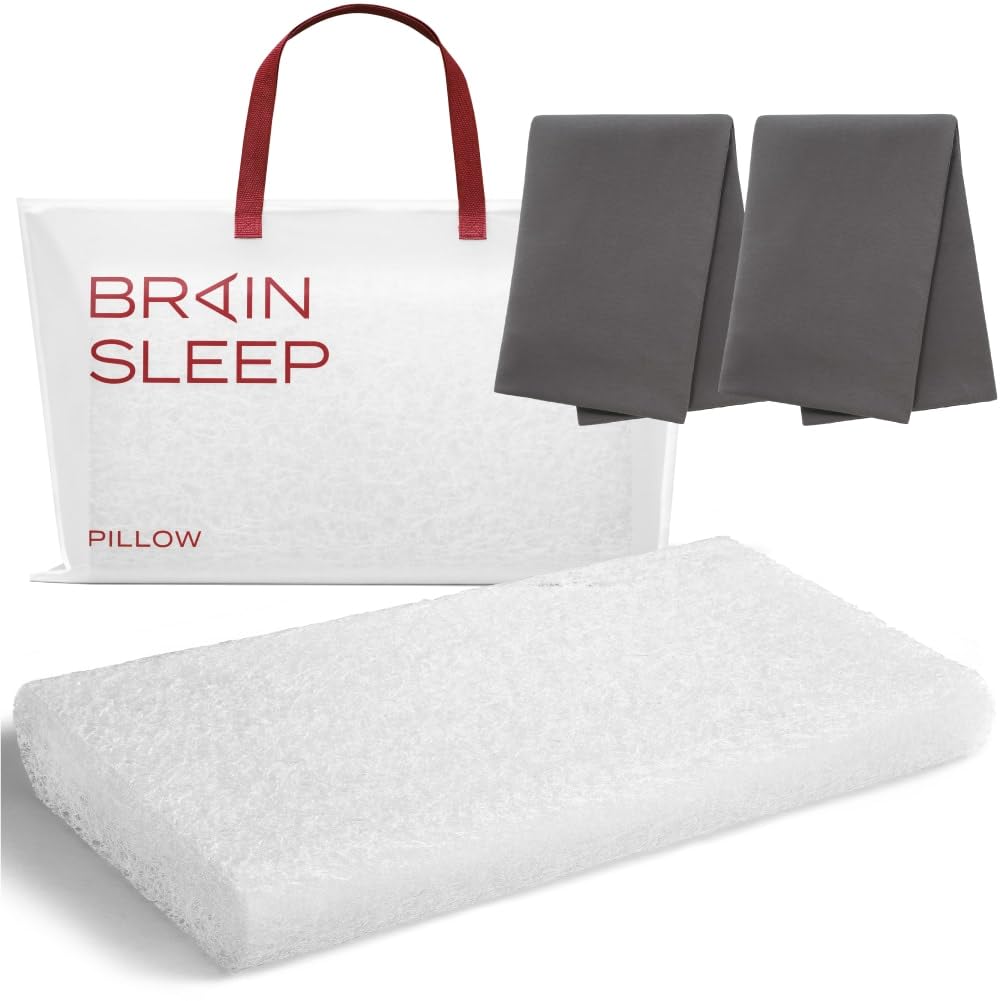【黄昏さん専用】BRAIN SLEEP 枕 オーガニックカバー付き Amazon｜ブレインスリープ ピロー LOW ＋ピローカバー2枚