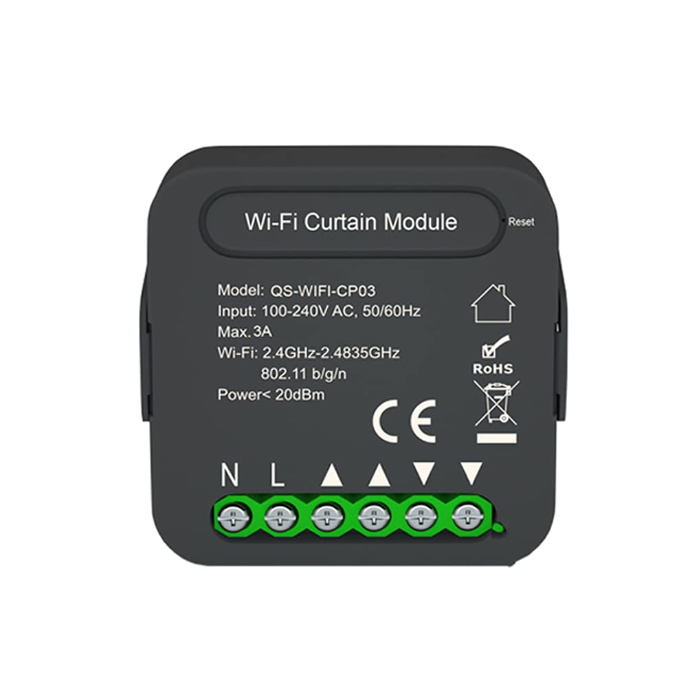 QS-WIFI-CP03 Tuya WiFi inteligentny moduł przełącznika kurtyny dom moduł modyfikacji kurtyny telefon komórkowy funkcja udostępniania czasu aplikacja piloty ntrol mp__PLACEHOLDER_BRAND_10__ z