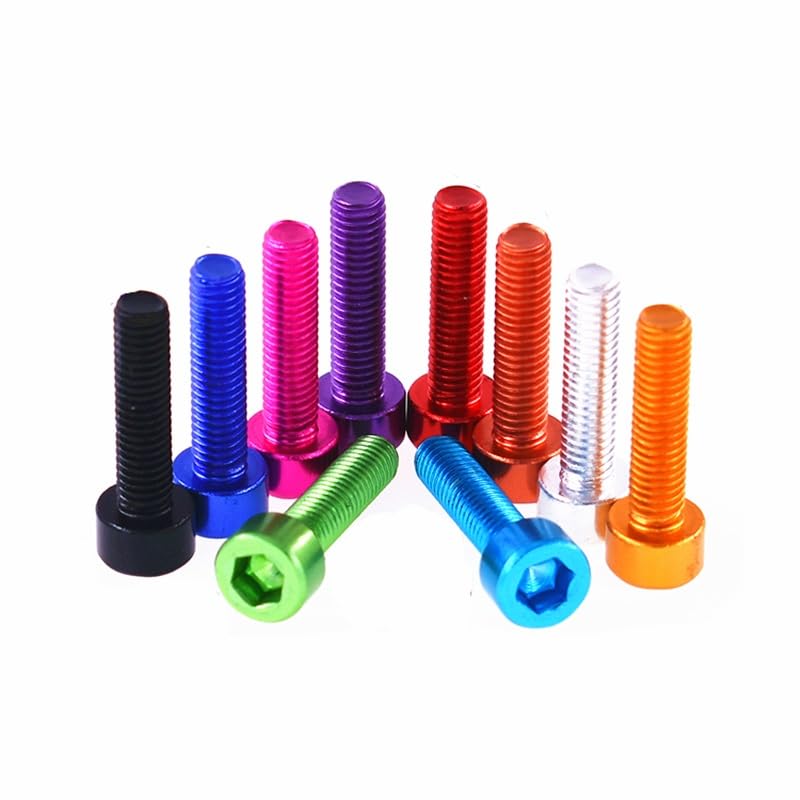 Yeah Racing Viti In Alluminio 7075 3x6 Mm (10 Pz) - Rosso, Testa Piatta, Brugola - Modellismo RC - Foto 5