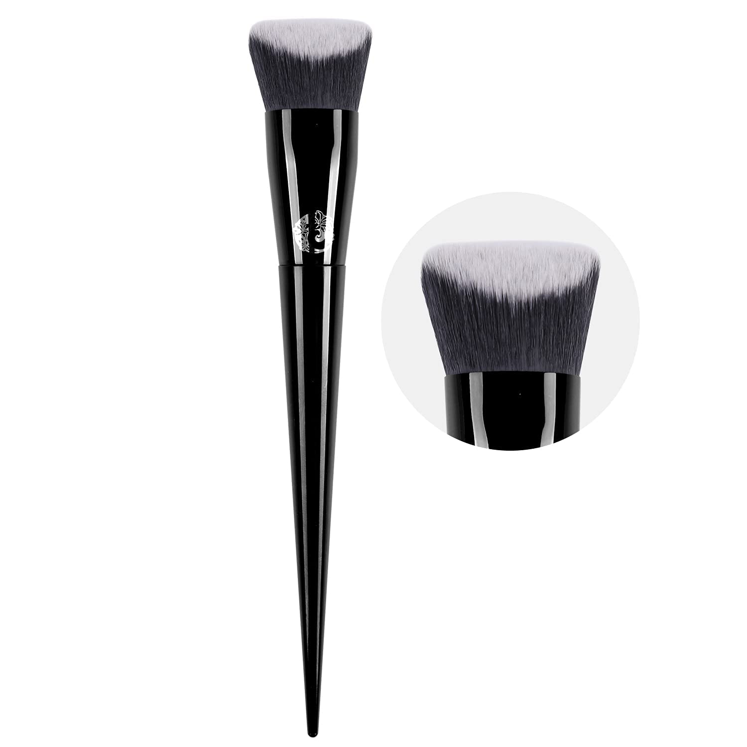 ENERGY Brocha para Base de Doble Ángulo, Brocha Maquillaje Fluido, Brocha de Maquillaje para Base Líquida, en Crema y en Polvo - KVD10