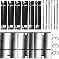 Grill Grate Parts for Nexgrill Replacement Parts 6 Burner 720-0896B, 720-0896, 720-0896E, 730-0896, 720-0896C, Grill Cooking Grates, Heat Plates, Burner Tubes and Igniters for Nexgrill Deluxe 6 Burner