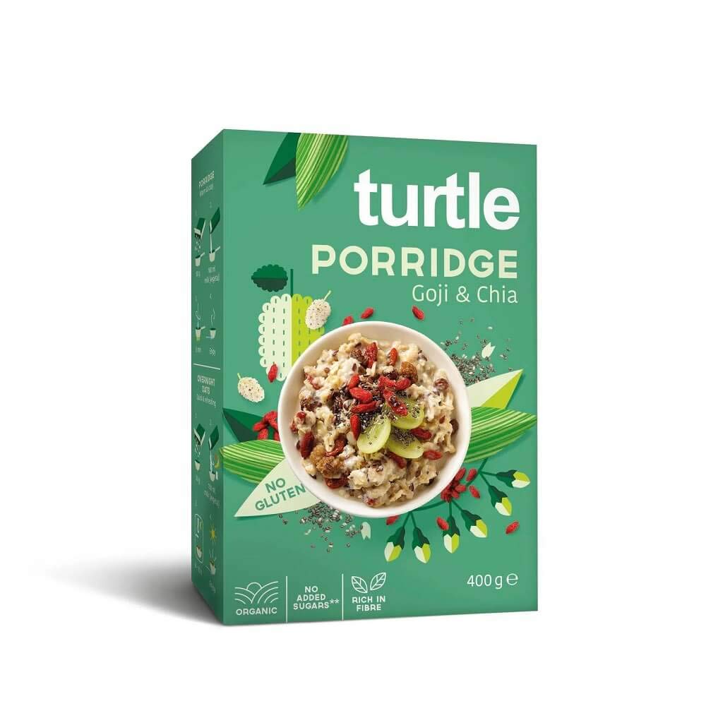 TURTLE Porridge goji et chia bio 400g -