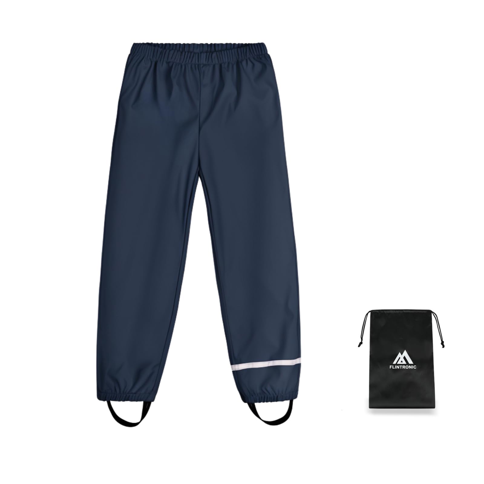 flintronic Unisex Kinder Matschhose Regenlatzhose, Wind-und wasserdichte Regenhose Regenbekleidung