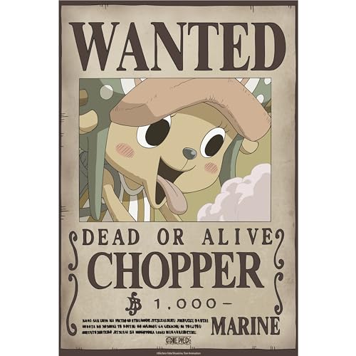 GB eye One Piece - Póster Wanted Chopper Wano (52 x 38 cm)
