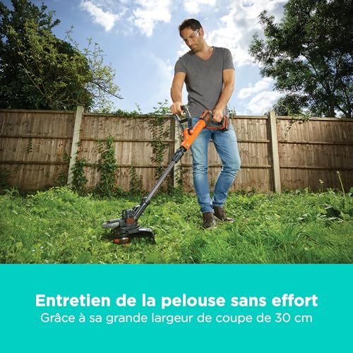 BLACK+DECKER POWERCONNECT Débroussailleuse, Coupe-Herbe...