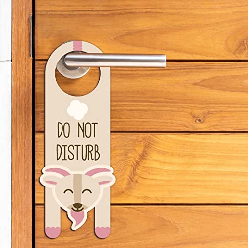 Image of CVANU Do Not Disturb Wooden Door Sign Hanger Size(24cm x 8.5cm) cv70