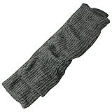 silk-lined cotton leg warmers Length: 16 inches Grey/Gray