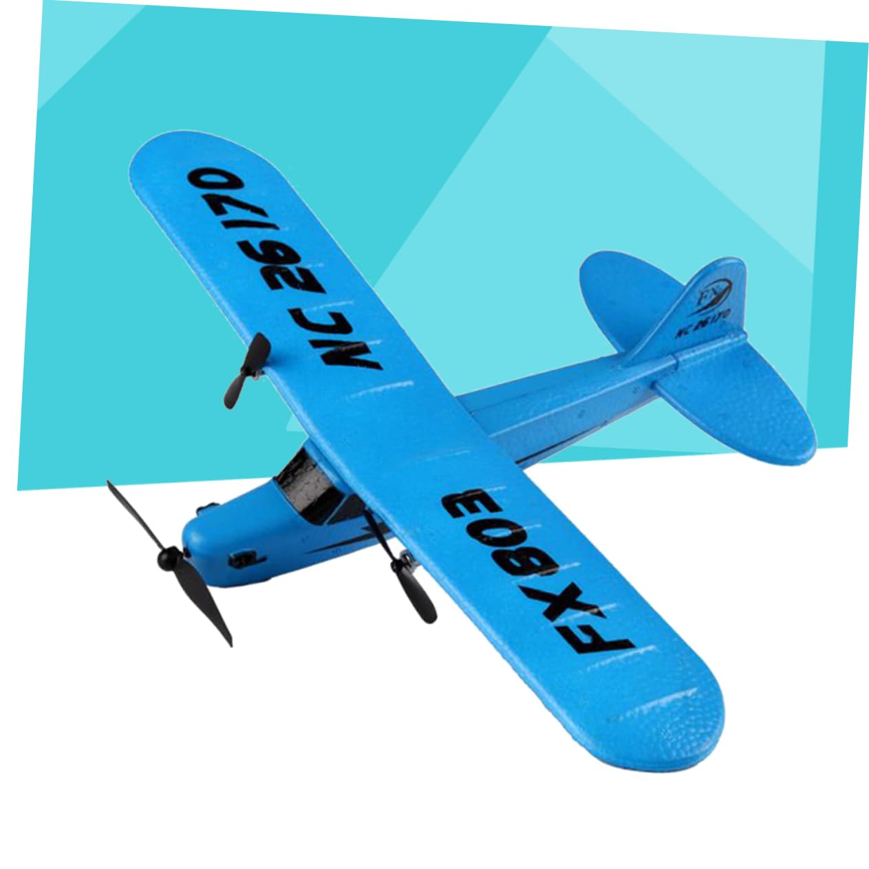 TOYANDONA Avión RC 2, 4 GHz Epp Modelo de Avión de Alas Fijas Azul