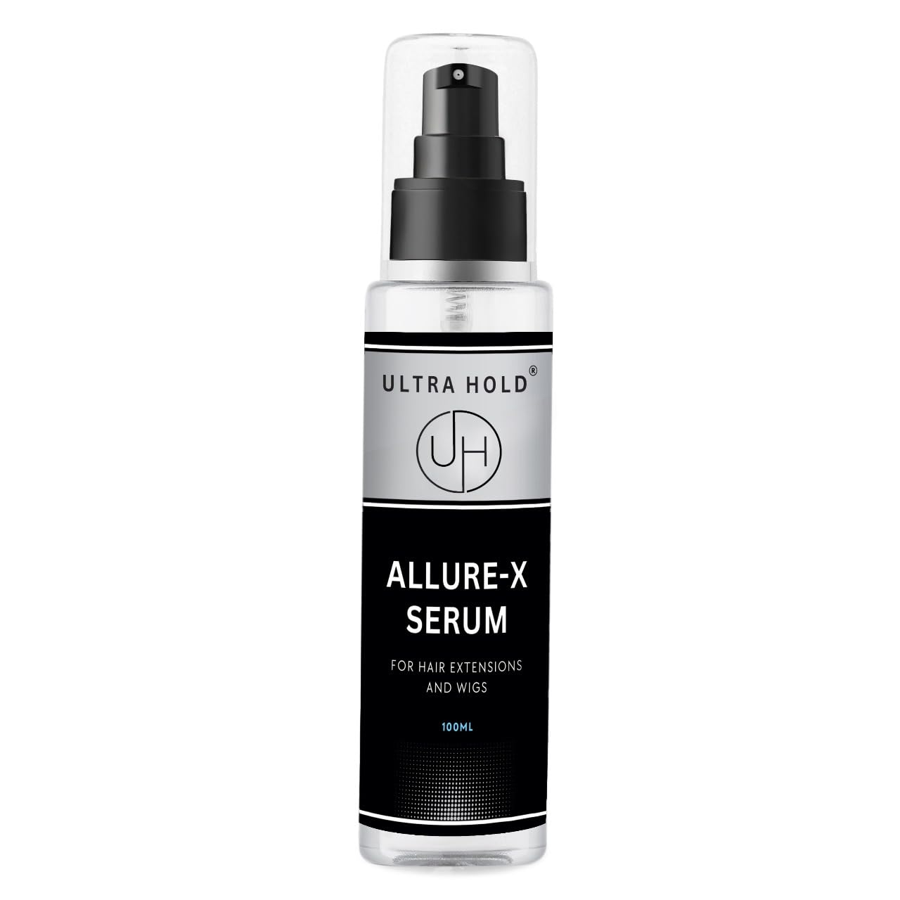 Allure-X Hair Patch Serum 100ml | Unisex Serum for Hair Extension & Wig | Best Hair Patch Softener for Silky Smooth Finish | Controls Frizz, Adds Shine & Natural Look for 24 Hours