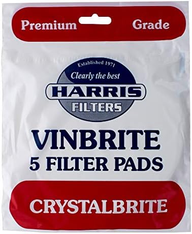 Harris Crystalbrite Filter Pads 5 Pack Use With Harris Vinbrite Mk3 Filter Kit
