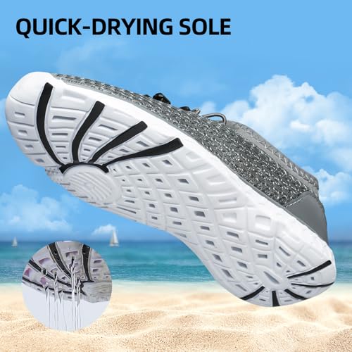 Image of DOUSSPRT Men's Water Shoes Quick Drying Sports Aqua Shoes