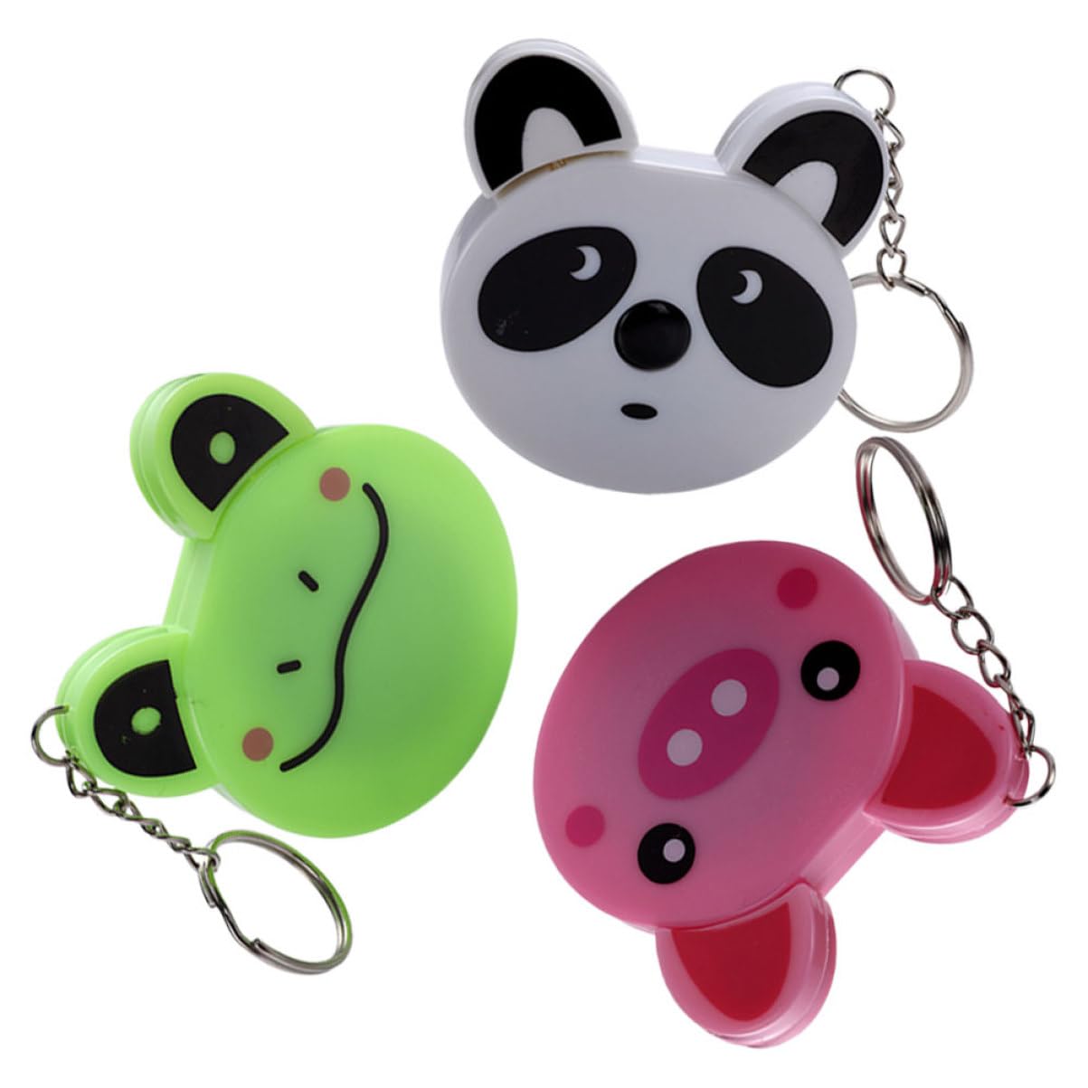SEWACC 5 Ensembles Ruban Mesurant Rétractable Animaux Tapis De Mesure De Corps Pour Design De Panda Et Outil Pratique Et Portable Pour Couture Maison 3 Pièces * 5
