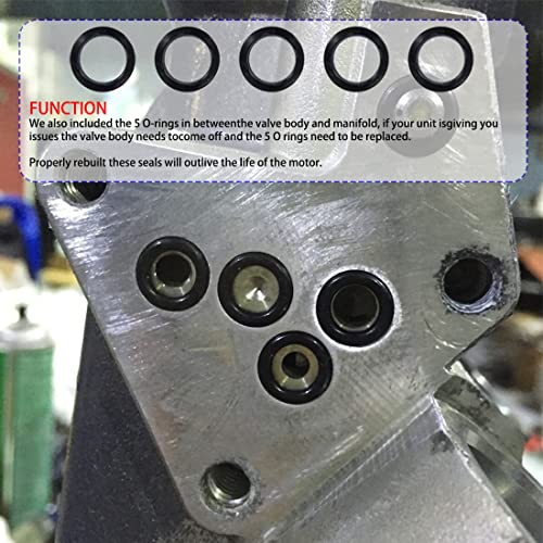 Image of 115225FS Tilt Trim Seal Kit Fast Strike Power with More O-Ring for Yamaha Boat Power Units 115HP 150HP 175HP 200HP (Some 225HP 250HP) for Showa 63P-43800-00-4D 64E-43822