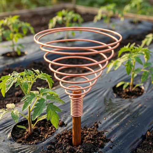 Image of Tenn Well 9.84ft 10 Gauge 99.9% Dead Soft Copper Wire | Bendable metal craft wire for electroculture Gardening, jewelry making, sculpting, floral /wreath making, wire wrapping