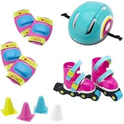 Patines Itsimagical itsImagical - Set Rolling, Mochila con Set de Patinaje Completo de Color Rosa (Imaginarium 70887)