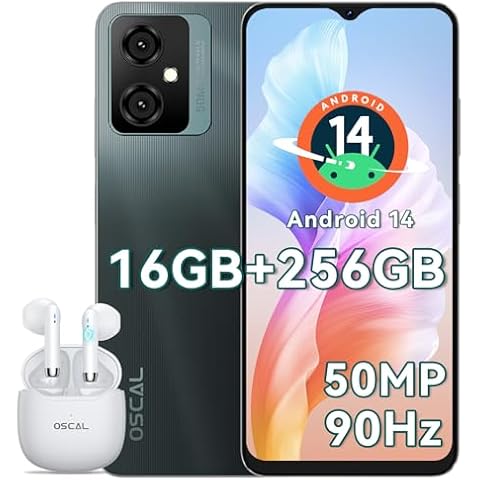 OSCAL TIGER 10 Android Phone with 256GB Storage Cover