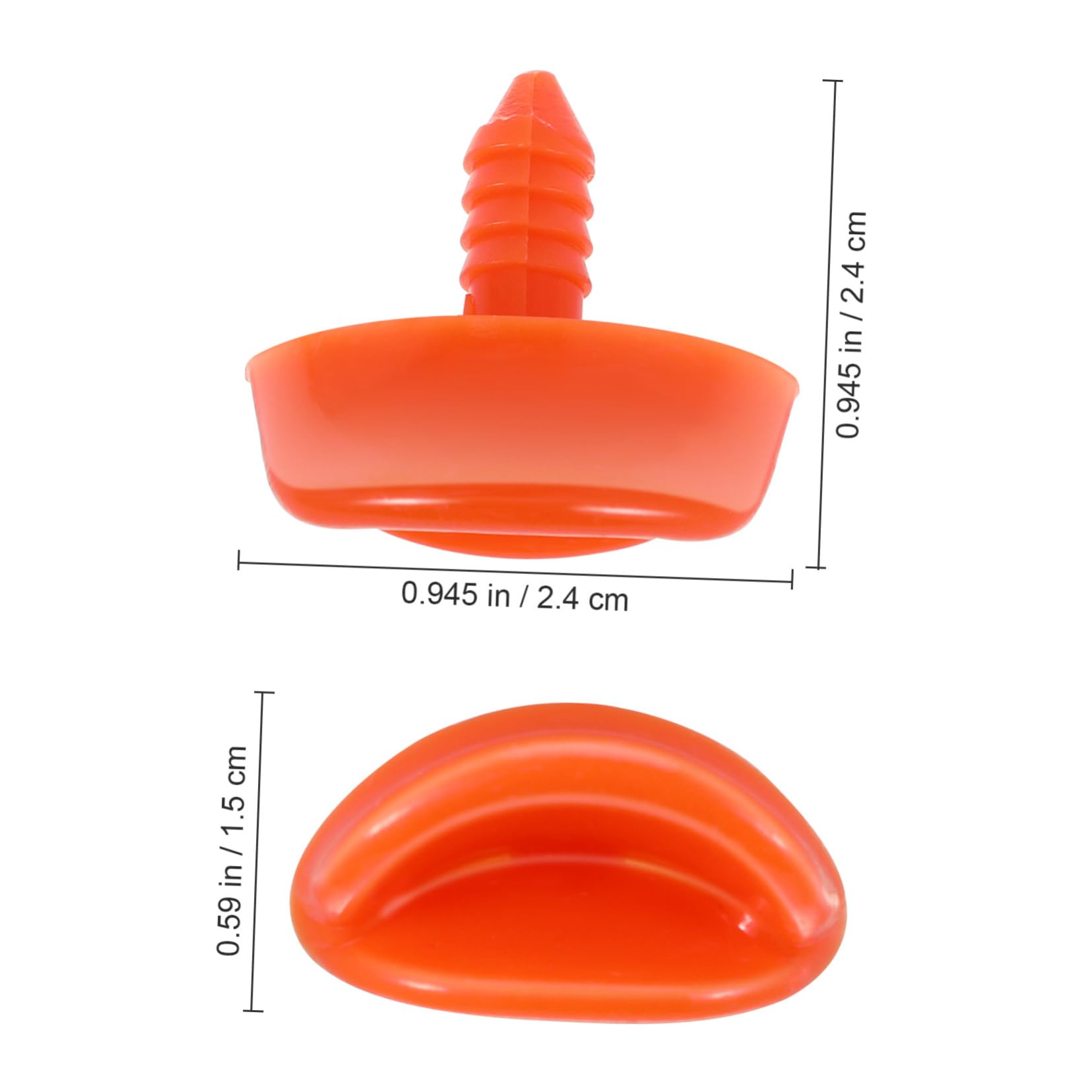 Garneck DIY Duck Stuff 50pcs Safety for Toys Craft Decor and Educational Crafts