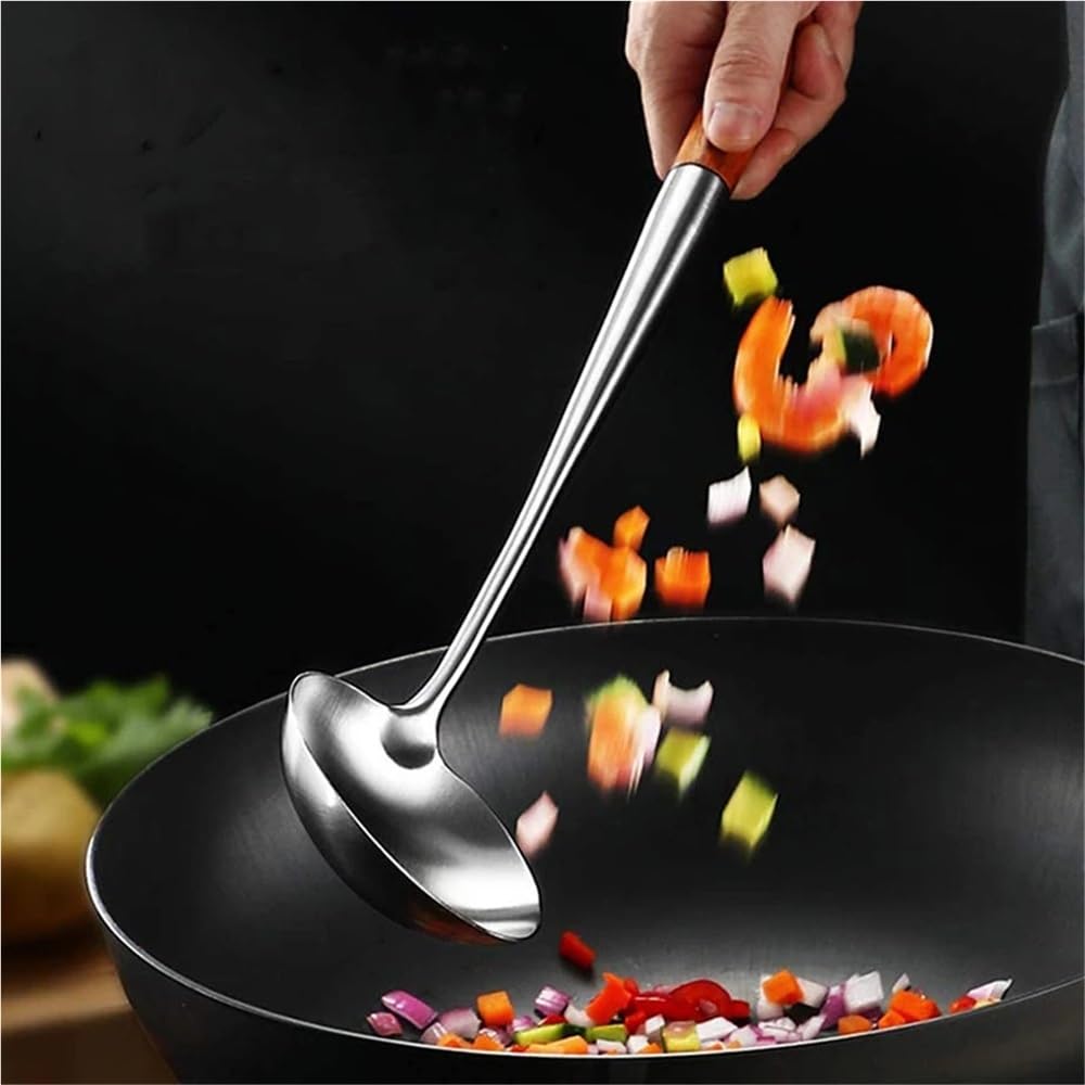 Przybory kuchenne Zestaw narzędzi do woka Łopatka do sprzętu kuchennego ze stali nierdzewnej Akcesoria kuchenne Podstawowe wyposażenie(4pcs set)