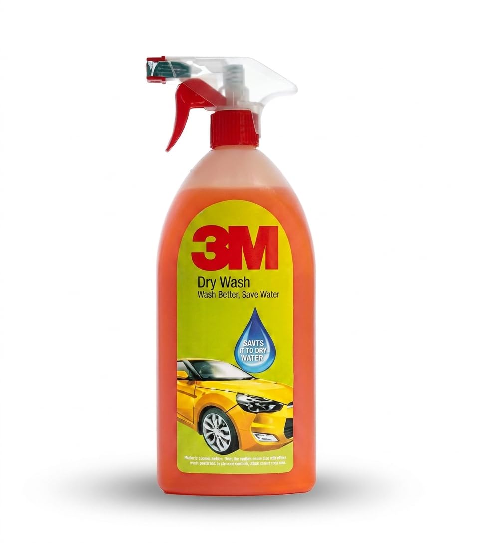 3M Dry Wash, Car washing Liquid, Water Saving Formula, Save upto 99% water, effectively wash (1L, Pack of 1)-picture-40