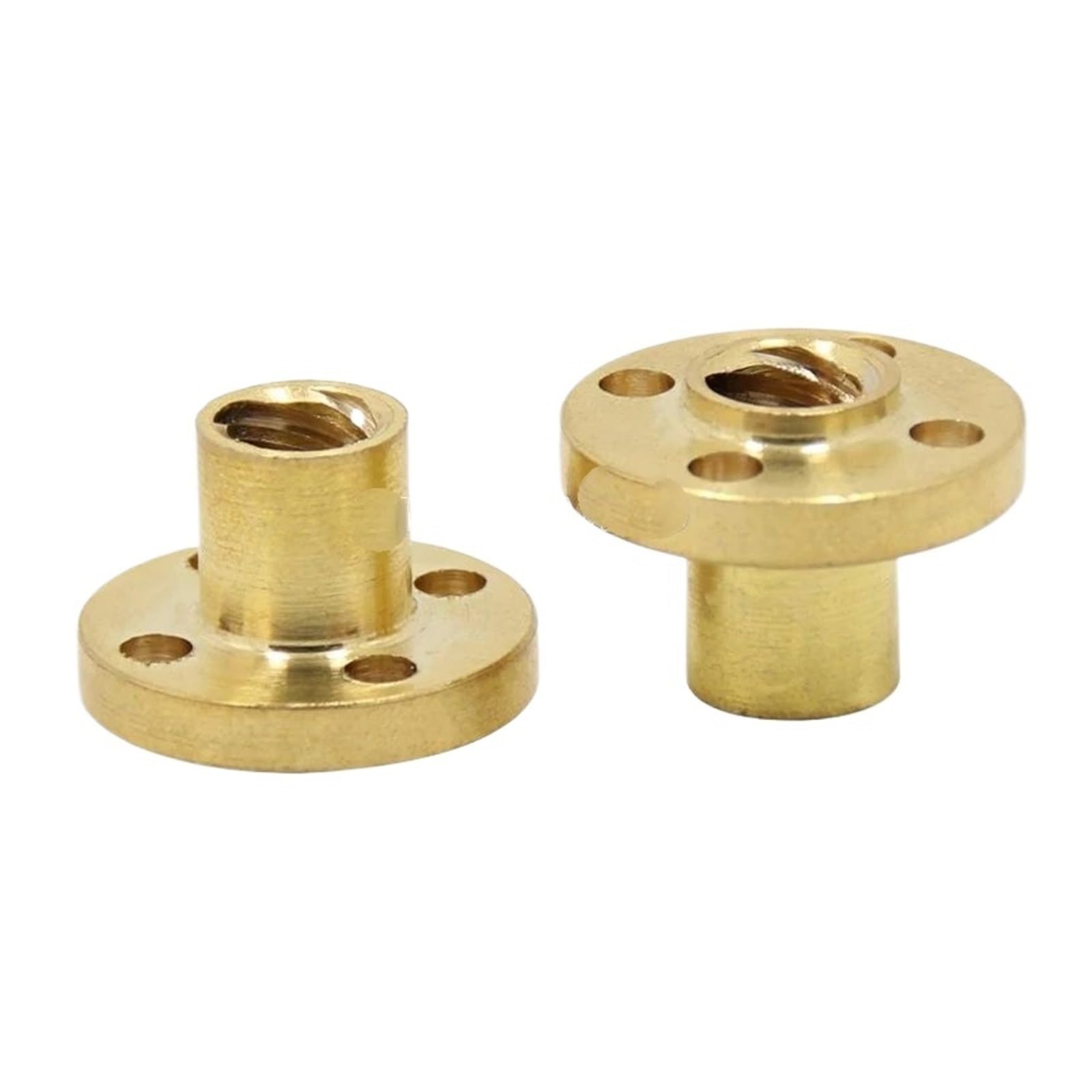 Metal Ball Screw nut Brass Flange Nut T8 Lead Screw 8mm Lead 8mm Lead 4mm Or 2mm(TR8x2)