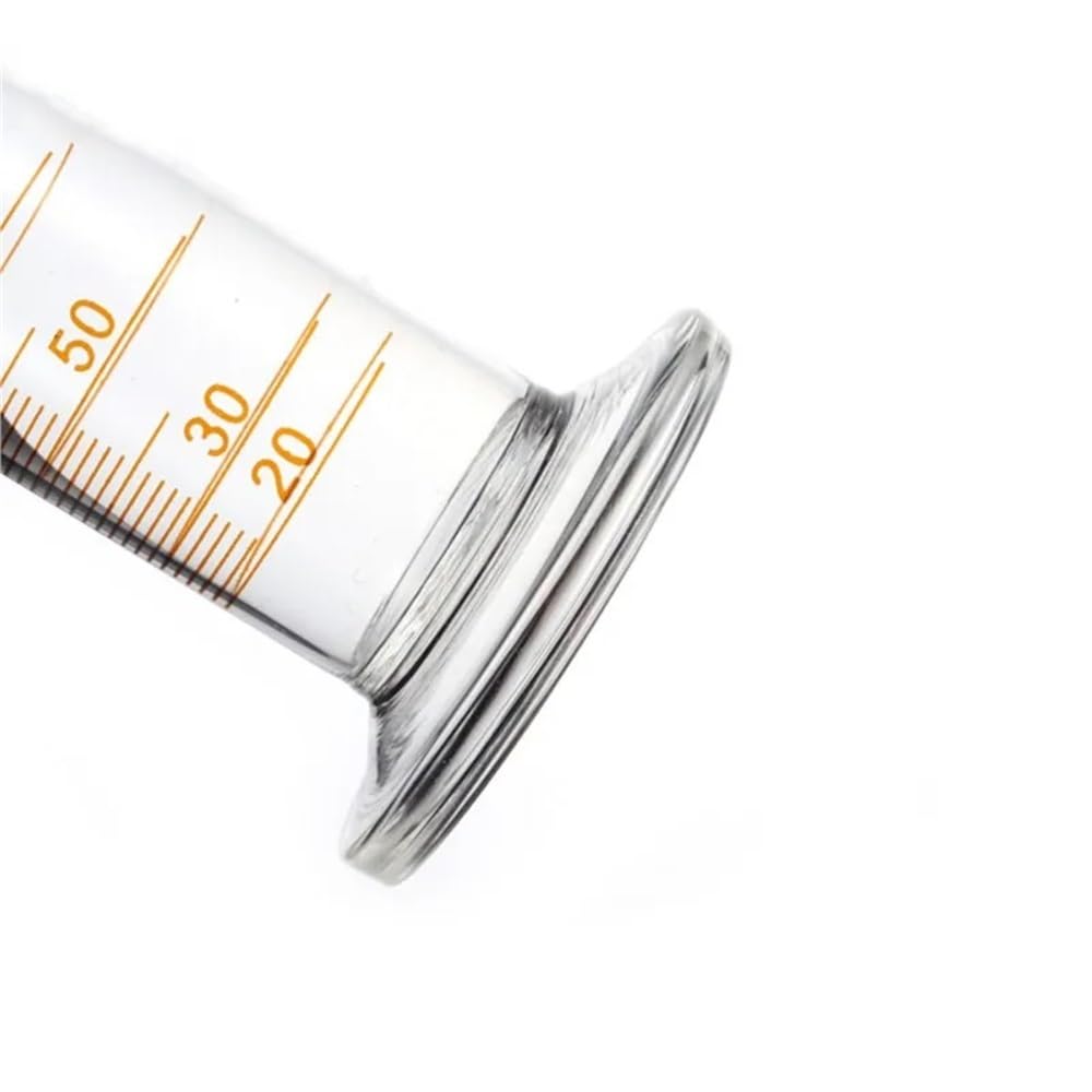 Cristalería de Laboratorio Probeta de vidrio graduada de laboratorio de 1000 ml con tapón de plástico