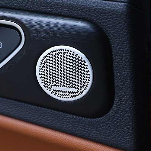 Altavoz de puerta de coche cromado para un estilo deportivo y moderno en tus viajes
