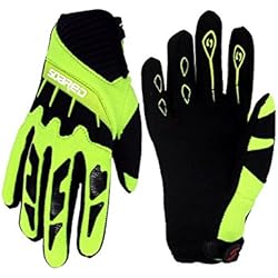 Guantes Hockey Patines Niño Gtopart - Guantes transpirables para niño, 50 g, para ciclismo o patines, color verde, tamaño extra-small