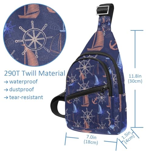 Mochila de hombro compacta de estilo marinero ideal para tus viajes y paseos urbanos 5