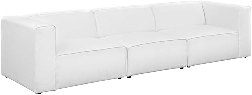 modway eei 2827 whi mingle upholstered sectional