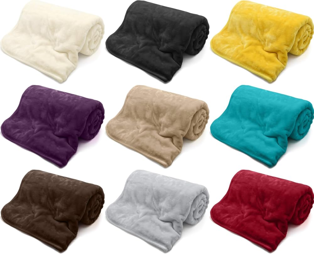Axcent Comfort Fake Faux Fur Throw Sofa Bed Blanket King Size 200x240 cm | Soft Warm Extra Large 3 Seater Throws Blanket for Sofa Bed Couch - Teal Throw for Bed