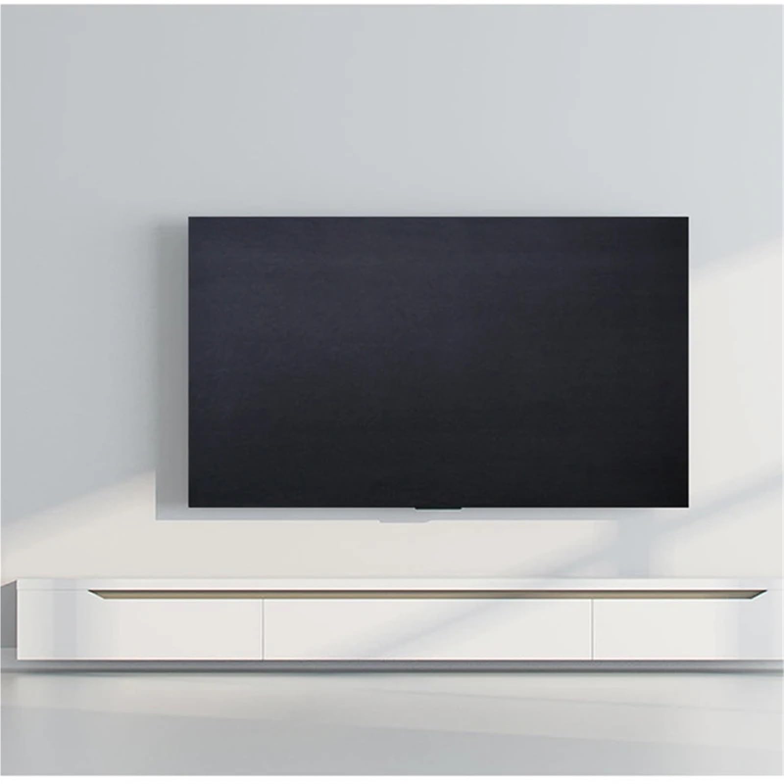 osłona TV na zewnątrz Ochraniacze telewizora Nadaje się do 43-calowych 49-calowych 55-calowych osłon przeciwpyłowych telewizorów LCD TV Wisząca pionowa osłona przeciwpyłowa na telewizor(110 69 0.01cm