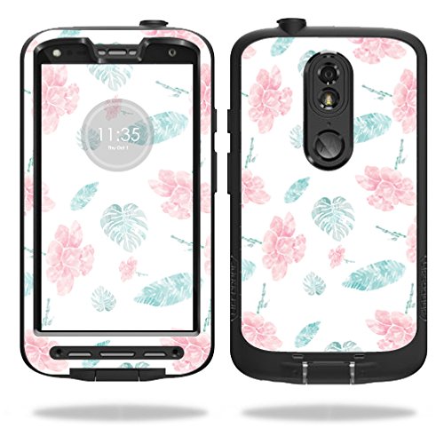 MightySkins Skin Compatible with LifeProof Motorola Droid Turbo 2 fre case wrap Cover Sticker Skins Paper Flowers