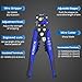 VORXEON 12'' 3-in-1 Self-Adjusting Wire Stripper Heavy Duty Stripper/Cutter/Crimper for 10-24 AWG Professional & DIY Use