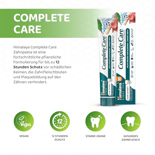 Himalaya Herbals Complete Care Herbal Gum Expert Toothpaste with miswak, neem, pomogrenate|Prevents Cavity and Tooth Decay… – Ansicht 6