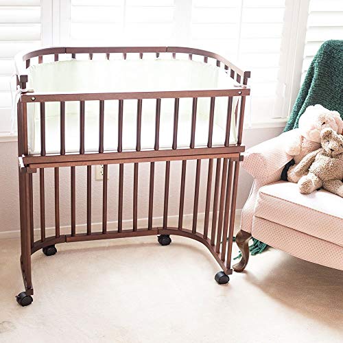 babybay Rollensatz Parkett / Rollen passend für alle babybay Modelle / vom Beistellbett zum Stubenwagen (schwarz) (1er Pack)
