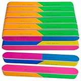 7 Way Nail Buffer (12 Pcs), Nail Buffers Blocks for Natural Nails Shine Smoother Upgraded Buffing Block Seven Steps Polisher Fingernail Files Buffer 120/240/600/3000/6000 Grit for Shinning Buff Nails