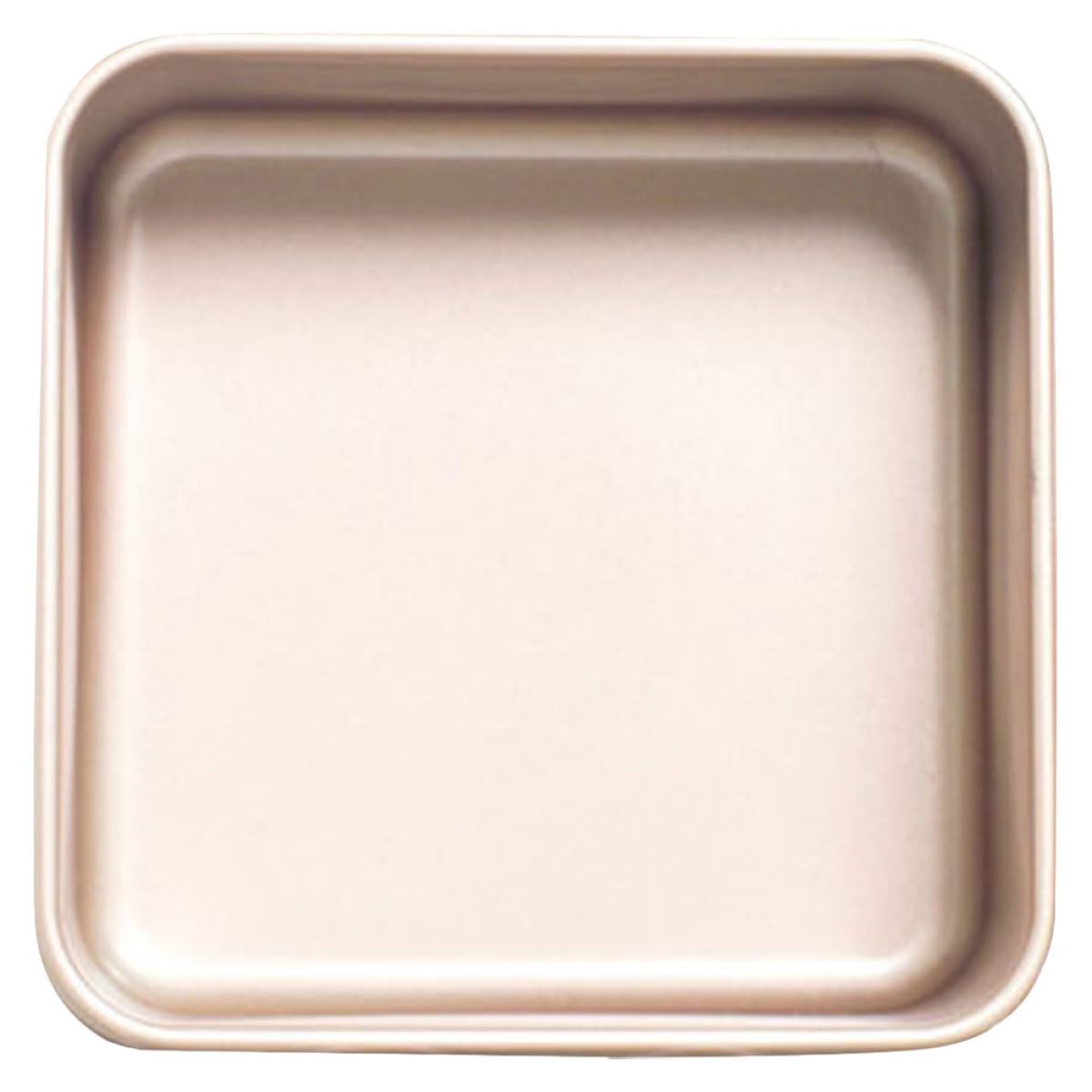 Stampo per Torta Quadrato in Acciaio Inox Oro per Forno | Superficie Liscia, Distacco Semplice, Uso Versatile per Mini Cheesecake e Snack, Forma Quadrata