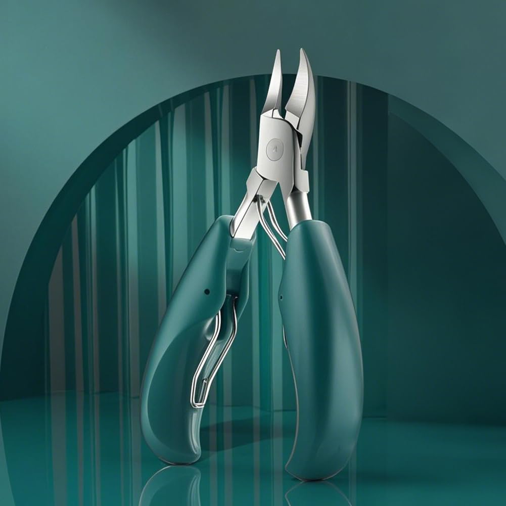 Toe Nail Clipper for Ingrown or Thick Toenails Features Sharp Stainless Steel and a Light Soft Handle Use