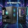 STGSivir PC Gaming Fisso, Computer Gaming, Xeon E5 fino a 3.4GHz, GeForce GT 740 4G GDDR5, 32GB RAM, 1TB SSD, WIFI 6, BT 5.0, ventole RGB x3 Windows11 Pro