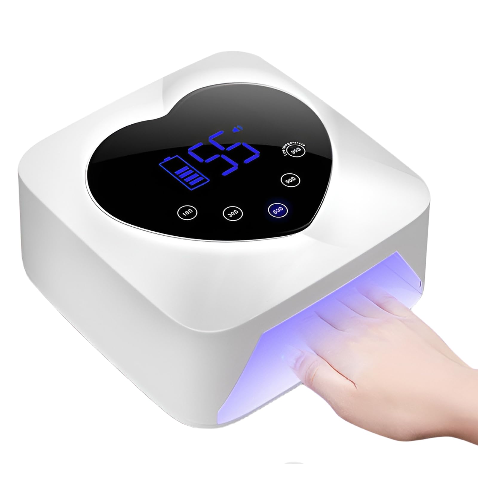 Séchante à Ongles LED 30 lampes pour éviter le vernis gel abîmé avec capteur LCD