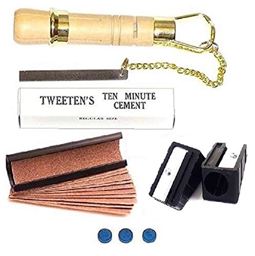  Billard Peradon Pointe Kit d'outils 9mm 0733520640332 Cue & Case Man