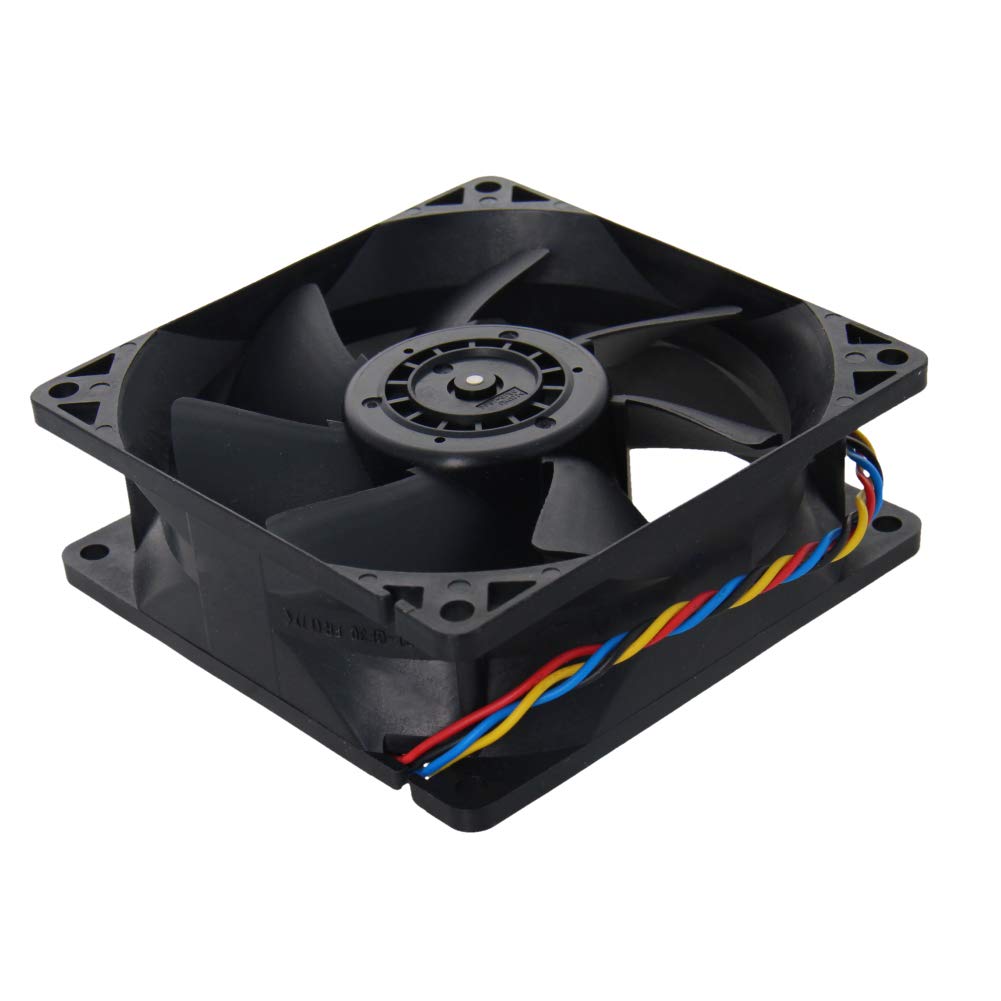 Fielect 12V Brushless DC Cooling Fan 92x92x32mm Mini Cooling Fan Long Life Sleeve Bearing Computer Case Cooling Fan,0.55A 1Pcs