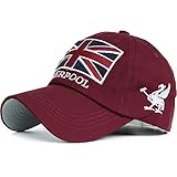 REDSHARKS Union Jack England Flag Baseball Cap Dad Trucker Hat Unstructured Adjustable Embroidered...