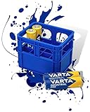 Pour piles Mini boîte à piles pour le rangement des piles AA, AAA, 9 V, vide – Imprimé 3D (AA, bleu)