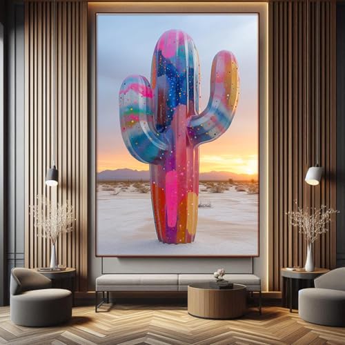 Art mural botanique bohème pour salon chaleureux et déco style ferme 40x60cm