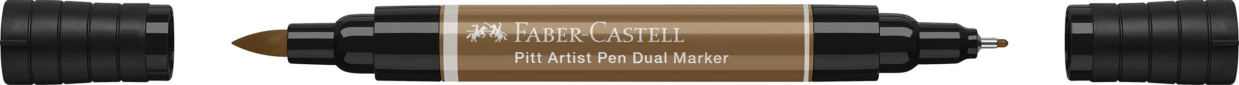 Faber-Castell Art & Graphic Pitt Artist Pen Dual Marker India Ink, Raw Umber, Single Pitt Pen, Art, Craft, Drawing, Sketching - Image 3