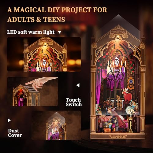 Roine Lxux Rose Princess Book Nook Kit thumbnail 3