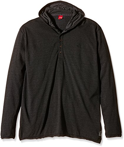 S.Oliver Big Size mit Knopfleiste & Kapuze T-Shirt...