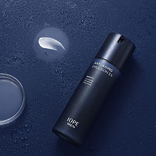 Iope Anti Aging Emulsion For Men - Revitalizing Anti-Aging Cream For Men - Anti Wrinkle Face Cream For Men With Natural Ingredients - Moisturizing Day And Night Lotion 4.05 Fl Oz By Amorepacific #TOP6